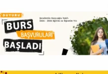 Başarı Bursu Başvurusu