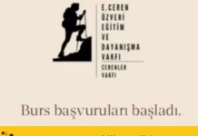 Cerenler Vakfı Burs Başvurusu
