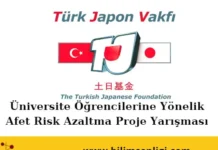 Üniversite Öğrencileri Arası Afet Risk Azaltma Proje Yarışması