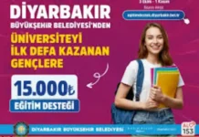 Diyarbakır Büyükşehir Belediyesi'nden Üniversite Öğrencilerine Burs