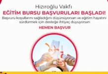 Hızıroğlu Vakfı Eğitim Bursu