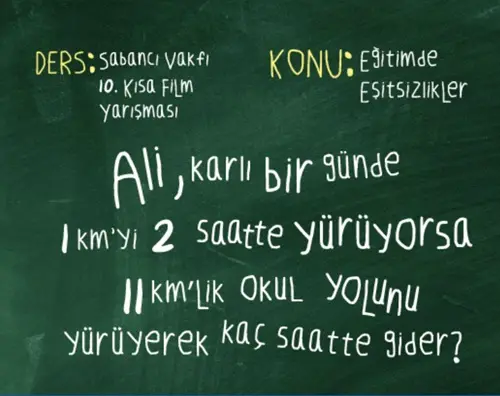 Sabancı Vakfı Kısa Film Yarışması 2026: Teması “Eğitimde Eşitsizlikler” Olarak Belirlendi 1 Kısa Film Yarışması