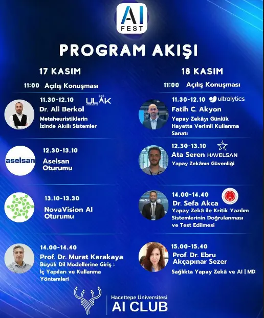 Hacettepe AI Fest’25 Başlıyor! 1 Hacettepe AI Fest