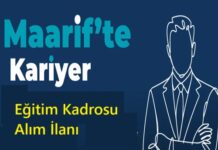 Maarif Vakfı’ndan Geniş Kapsamlı Eğitim Kadrosu Alım İlanı! Maarif Vakfı