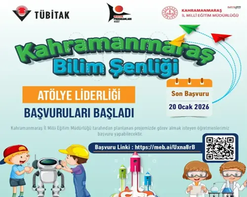 kahramanmaras-bilim-senligi Kahramanmaraş Bilim Şenliği TÜBİTAK 4007