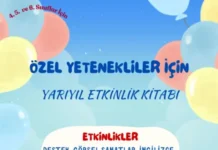 Özel Yetenekliler İçin Yarıyıl Etkinlik Kitabı
