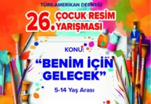 Çocuklar Geleceği Boyuyor: Türk-Amerikan Derneği 26. Geleneksel Resim Yarışması Başlıyor! Resim Yarışması