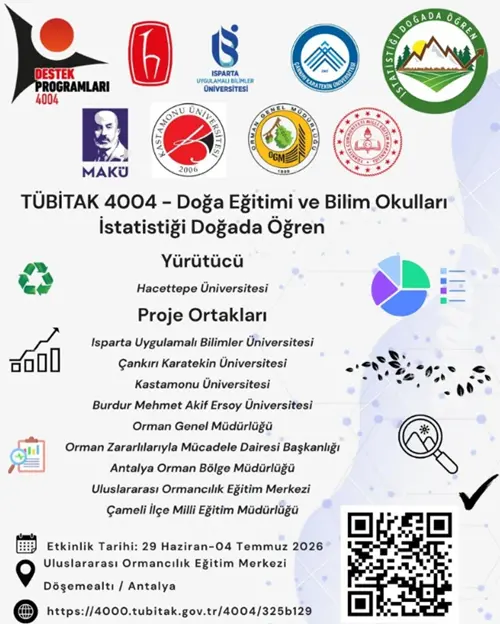 TÜBİTAK 4004 İstatistiği Doğada Öğren 1 TÜBİTAK 4004 İstatistiği Doğada Öğren