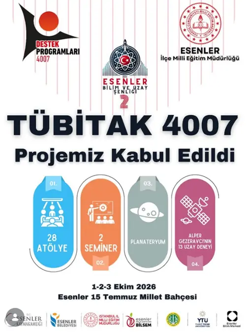 Esenler Bilim Şenliği TÜBİTAK 4007