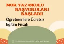 Öğretmenlere Ücretsiz Eğitim Fırsatı