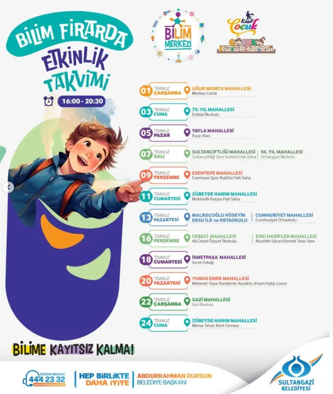 Sultangazi'de Bilim Firarda