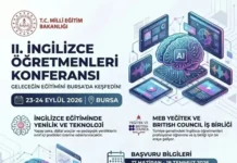 İngilizce Öğretmenleri Bursa’da Buluşuyor: II. İngilizce Öğretmenleri Konferansı Başvuruları Başladı! İngilizce Öğretmenleri Konferansı