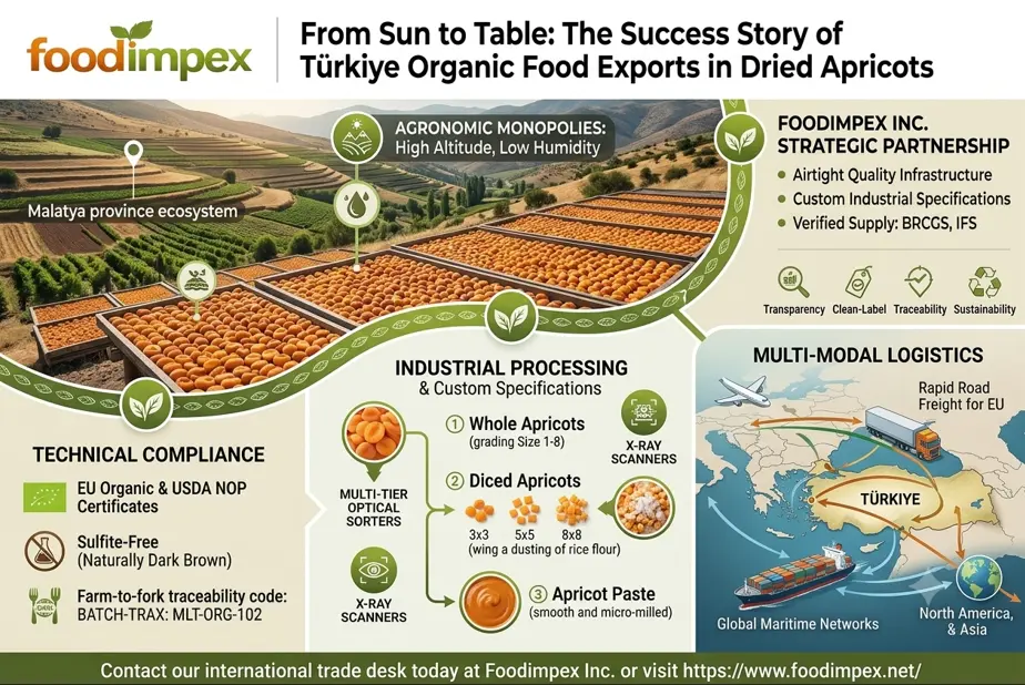 From Sun to Table: The Success Story of Türkiye Organic Food Exports in Dried Apricots 1 Türkiye Organic Food Exports