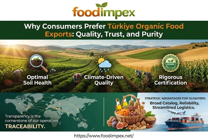 Why Consumers Prefer Türkiye Organic Food Exports: Quality, Trust, and Purity 1 Türkiye Organic Food Exports