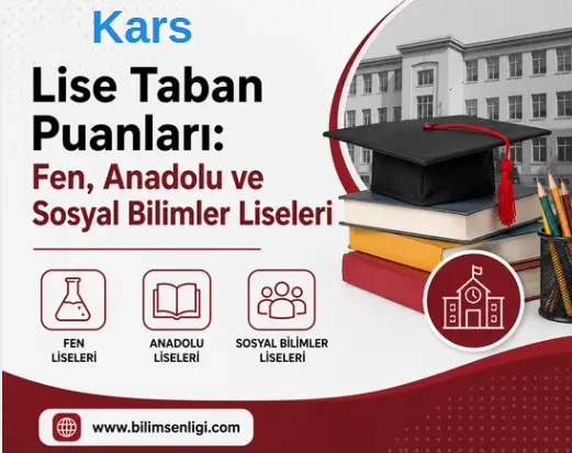 2026 LGS Kars Lise Taban Puanları: Fen, Anadolu ve Sosyal Bilimler Liseleri 1 Kars Lise Taban Puanları
