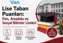 Van Lise Taban Puanları