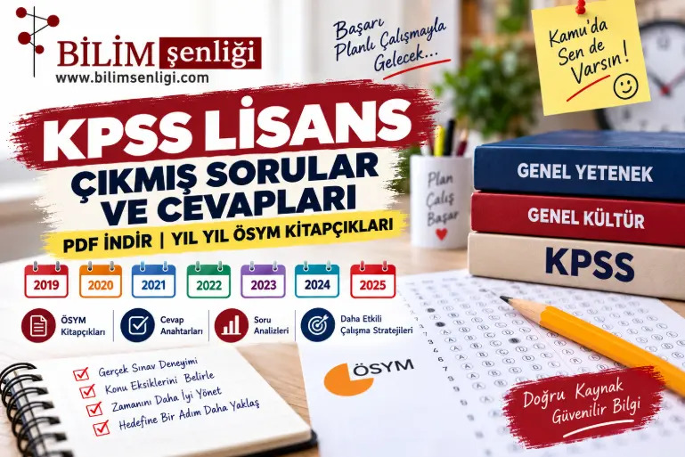 KPSS Lisans Çıkmış Sorular