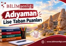 Adıyaman Lise Taban Puanları 2026-2027 | Son 2 Yıl Yüzdelik Dilimleri Adıyaman Lise Taban Puanları