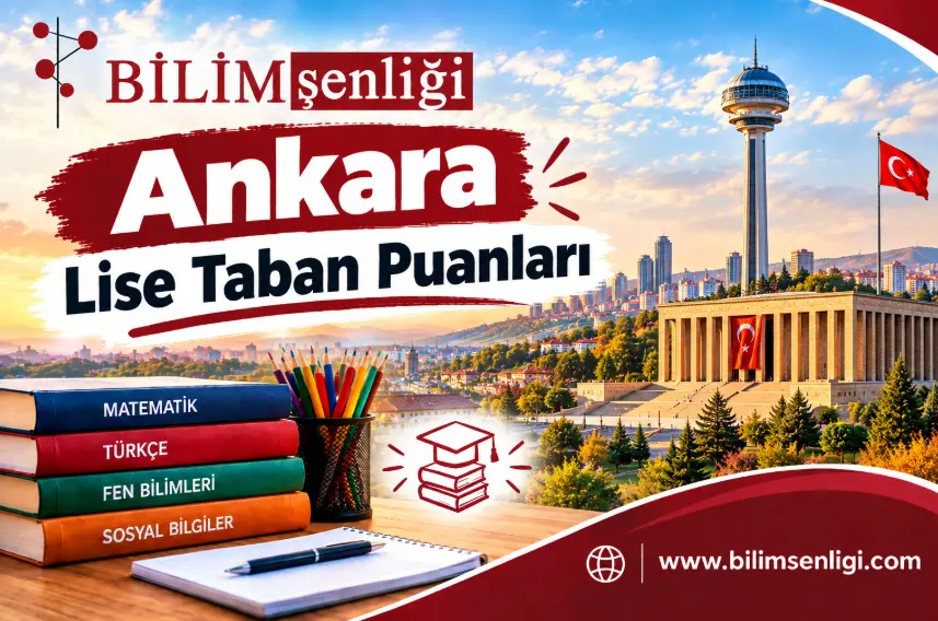 Ankara Lise Taban Puanları 2026-2027 | Son 2 Yıl Yüzdelik Dilimleri 1 Ankara Lise Taban Puanları