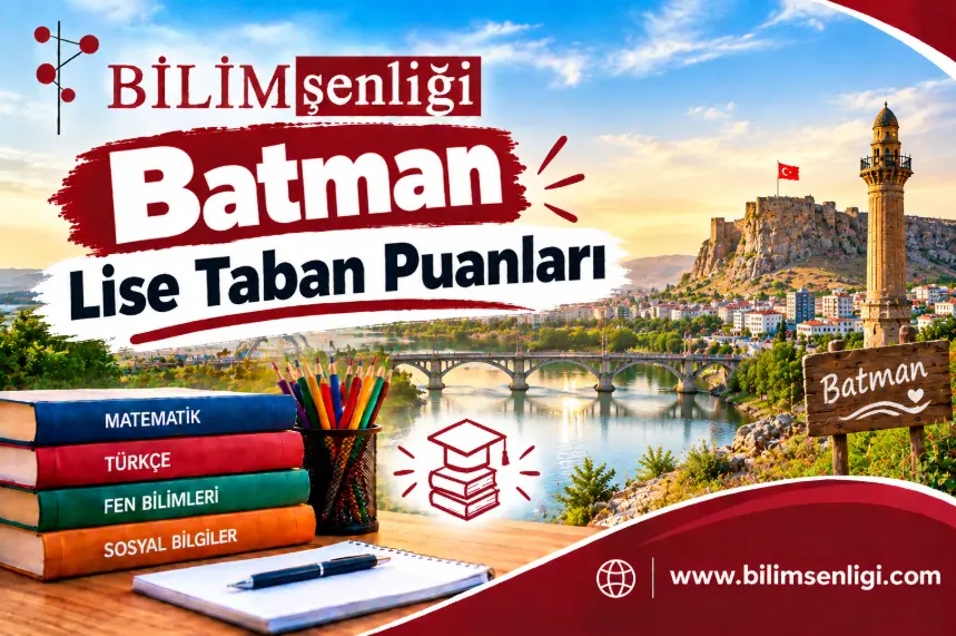 Batman Lise Taban Puanları 2026-2027 | Son 2 Yıl Yüzdelik Dilimleri 1 Batman Lise Taban Puanları