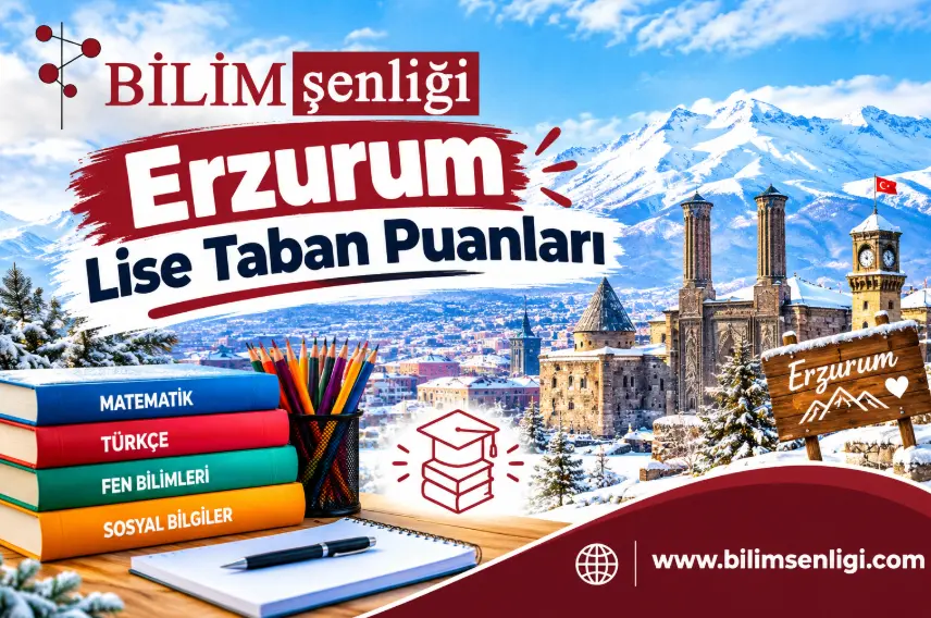 Erzurum Lise Taban Puanları 2026-2027 | Son 2 Yıl Yüzdelik Dilimleri 1 Erzurum Lise Taban Puanları