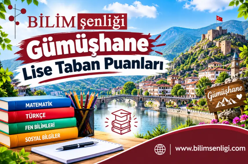 Gümüşhane Lise Taban Puanları 2026-2027 | Son 2 Yıl Yüzdelik Dilimleri 1 Gümüşhane Lise Taban Puanları