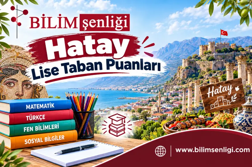 Hatay Lise Taban Puanları 2026-2027 | Son 2 Yıl Yüzdelik Dilimleri 1 Hatay Lise Taban Puanları