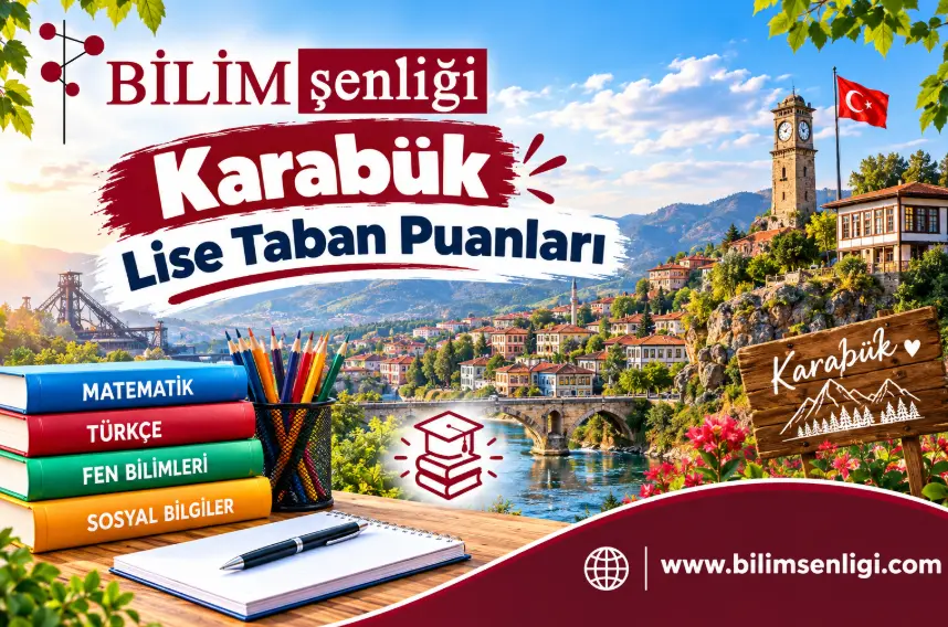 Karabük Lise Taban Puanları 2026-2027 | Son 2 Yıl Yüzdelik Dilimleri 1 Karabük Lise Taban Puanları