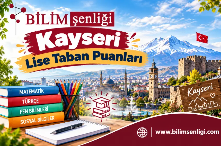 Kayseri Lise Taban Puanları 2026-2027 | Son 2 Yıl Yüzdelik Dilimleri 1 Kayseri Lise Taban Puanları