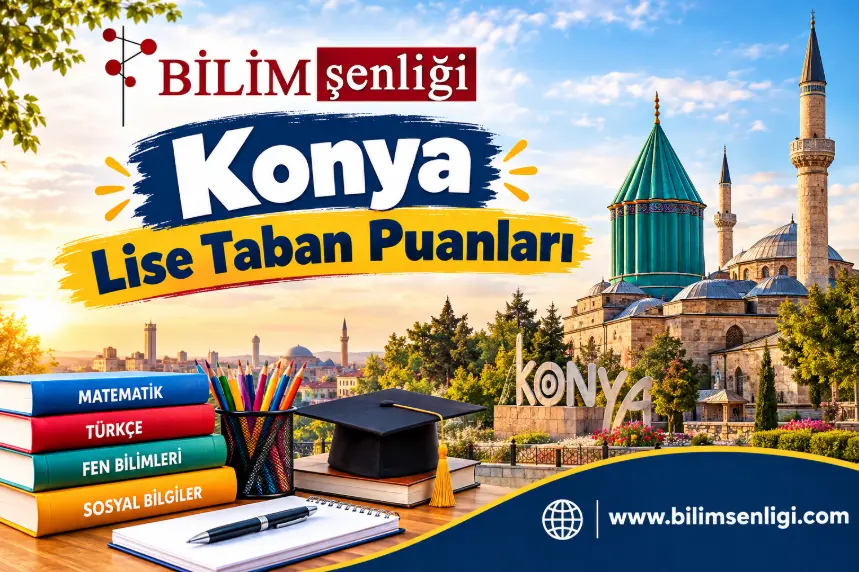 Konya Lise Taban Puanları 2026-2027 | Son 2 Yıl Yüzdelik Dilimleri 1 Konya Lise Taban Puanları