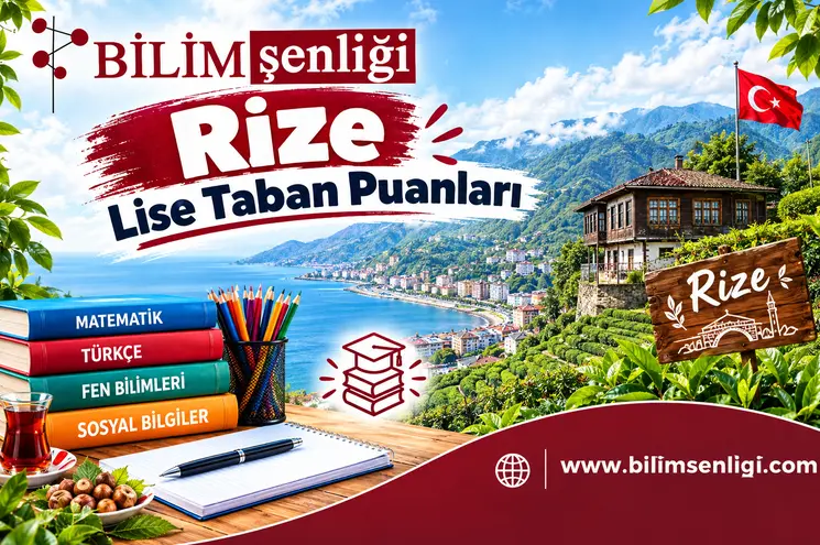 Rize Lise Taban Puanları 2026-2027 | Son 2 Yıl Yüzdelik Dilimleri 1 Rize Lise Taban Puanları