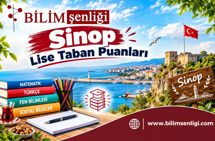Sinop Lise Taban Puanları 2026-2027 | Son 2 Yıl Yüzdelik Dilimleri 1 Sinop Lise Taban Puanları