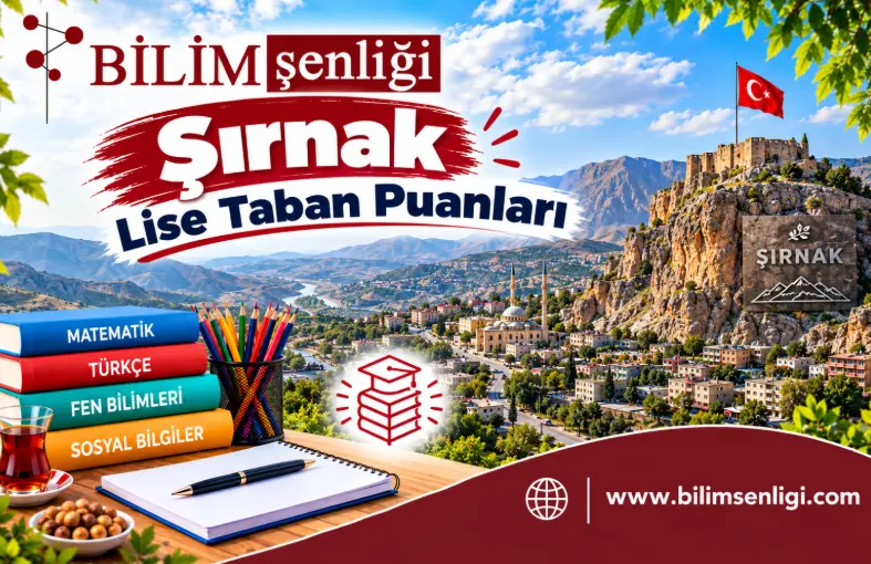 Şırnak Lise Taban Puanları 2026-2027 | Son 2 Yıl Yüzdelik Dilimleri 1 Şırnak Lise Taban Puanları