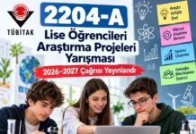 TÜBİTAK 2204-A Lise Öğrencileri Araştırma Projeleri Yarışması