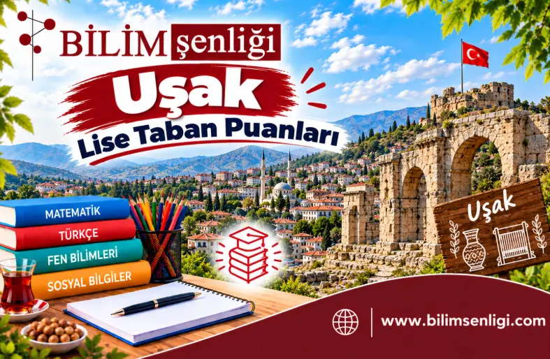 Uşak Lise Taban Puanları 2026-2027 | Son 2 Yıl Yüzdelik Dilimleri 1 Uşak Lise Taban Puanları