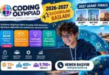 Coding Olympiad 2026-2027 Başvuruları Başladı: Uluslararası Kodlama Olimpiyatı Coding Olympiad