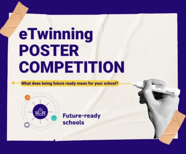 etwinning-yarinin-okulunu-hayal-et-afis-yarismasi eTwinning Imagine the School of Tomorrow 2027 uluslararası öğrenci afiş yarışması