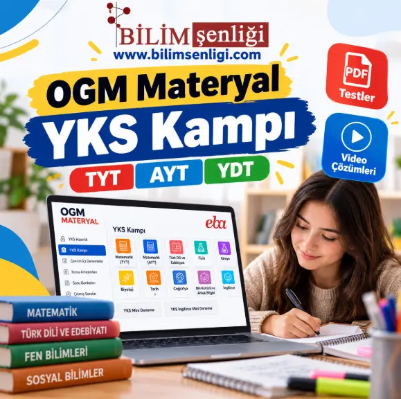 MEB OGM Materyal YKS Kampı: TYT ve AYT Testleri, PDF ve Video Çözümleri 1 YKS Kampı